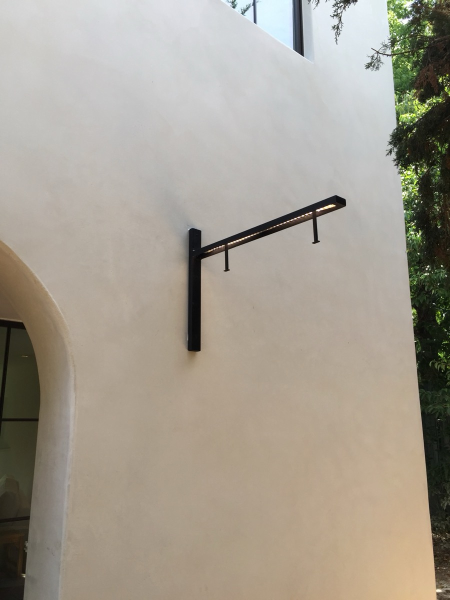 Wall-mount rail